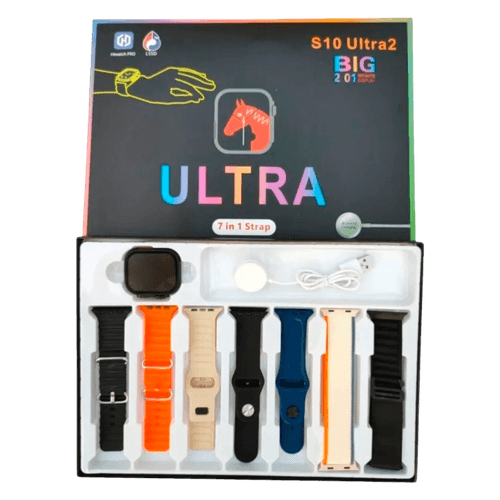 Smart Watch S10 Ultra2 con 7 correas intercambiables