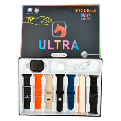 Smart Watch S10 Ultra2 con 7 correas intercambiables